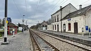 Bâtiments de la gare en 2023.