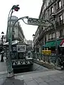 Édicule Guimard de la station de métro Quatre-Septembre