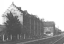 La gare de 1867 vers 1905.