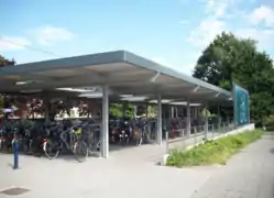 Parking à vélos.