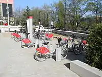 La station « Vélo'v ».