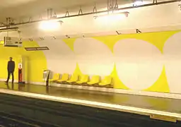 Un des décors de la station en 2006.