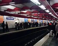 La station de la ligne 1.