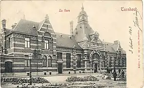 Le bâtiment de la gare.