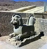 Chapiteau du lion à Persépolis