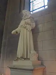 Statue de Saint Antoine de Padoue.