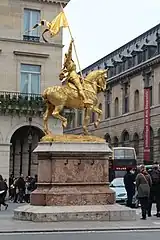 Monument à Jeanne d'Arc (1874), Paris, place des Pyramides.