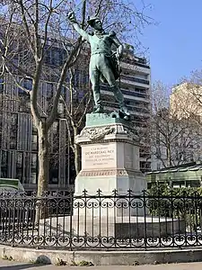 François Rude, Monument au Maréchal Ney (1853), Paris, avenue de l'Observatoire.