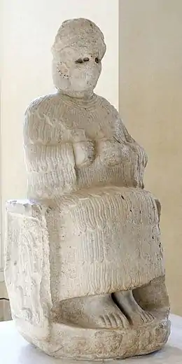 Statue de la déesse Narundi.