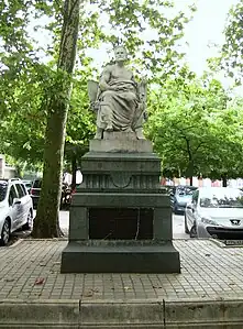 Monument à Victor Hugo (1902), Besançon, parc Granvelle.