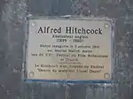 Statue d'Alfred Hitchcock(en) « Statue d'Alfred Hitchcock à Dinard », sur René et Peter van der Krogt
