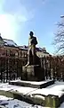 Statue de Constantin Meunier, place des Acacias, Etterbeek