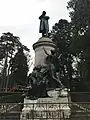 Monument à Louis Pasteur à Dole bronze d'Antonin Carlès, socle par Léon Chifflot, 1902.