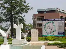 La Statue de Patrice Lumumba en 2008.