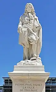 Statue de Pierre-Paul Riquet (1853), Toulouse.