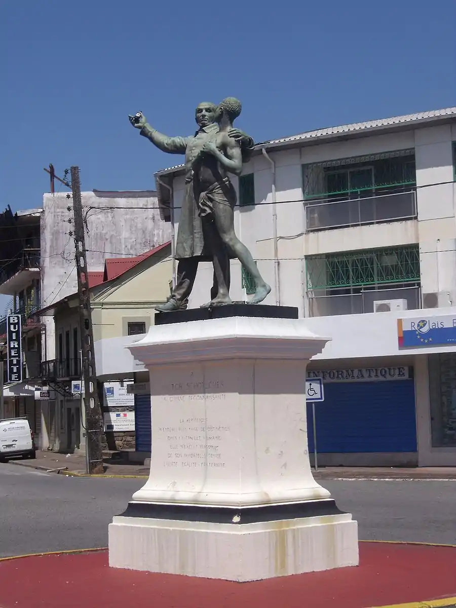 Monument à Victor Schœlcher (1897), Cayenne (Guyane).