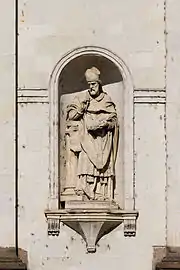 Statue de saint Augustin.