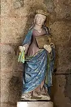 Statue de sainte Catherine.