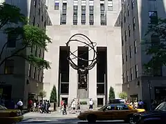 Atlas (Lee Lawrie) du Rockefeller Center de Manhattan à New York.