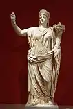 Statue de Livie sous les traits de Fortuna, 42-54 ap. J.-C.
