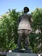 Statue de Miklós Ligeti représentant le général américain Harry Hill Bandholtz