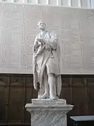 Isaac Newton au Trinity College de Cambridge.