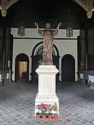 Statue dans l'église.