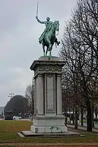 Monument à La Fayette (1908), Paris, cours la Reine.