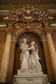 Statue de la salle des fêtes du palais préfectoral :«Nice se donne à la France»