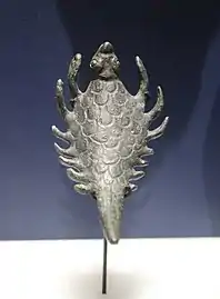 Statuette en bronze de scorpion. Mithréum de Martigny, musée d'histoire du Valais.