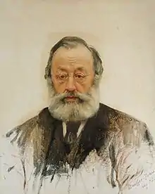 Portrait de l'écrivain Gottfried Keller, 1886