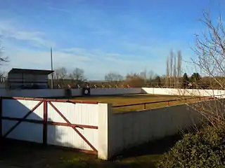 Arènes de course landaise.