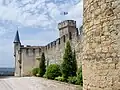 Façade est du château (mai 2009)