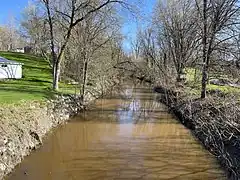 Rivière à Veillet près de son embouchure, du pont P 16746[1]