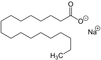 Formule topologique du stéarate de sodium