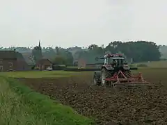 Steenvoorde vue des chemins de randonnée.