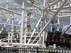 Steeplechase Horses Coaster à Scream Zone (Luna Park (Coney Island))