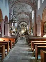 L'intérieur de la basilique.