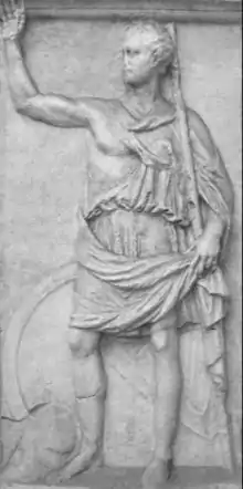 Portrait de l'historien Poybe selon un fragment de marbre