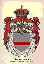 Blason de Aurora Sanseverino Gaetani