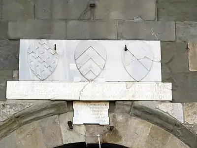 Armoiries du portail nord.