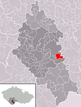 Localisation de Štěpánovice