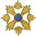 Étoile chevalier grand-croix de l'ordre du Lion néerlandais des Pays-Bas.