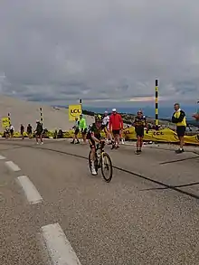 Steven Kruijswijk au Mont Ventoux lors du Tour de France 2021.