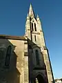 L'église néo-gothique.