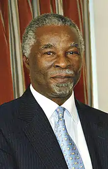 Thabo Mbeki, Président de l'Afrique du Sud