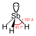 Image illustrative de l’article Hydrure d'antimoine