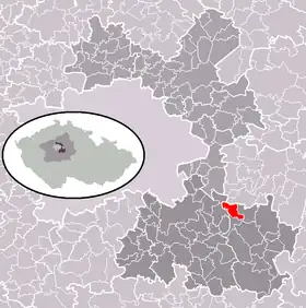 Localisation de Štíhlice