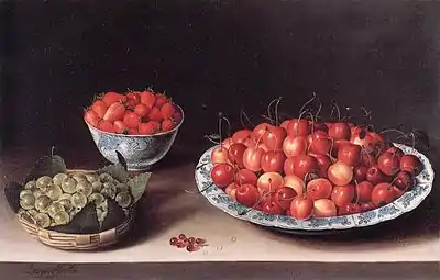 Nature morte aux cerises, fraises et groseilles (1630)Norton Simon Museum