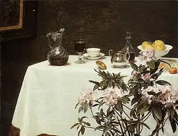 Nature morte, coin de table (1873), Art Institute of Chicago.